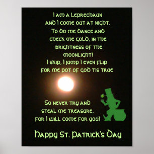 Poster A placa LEPRECHAUN SONG