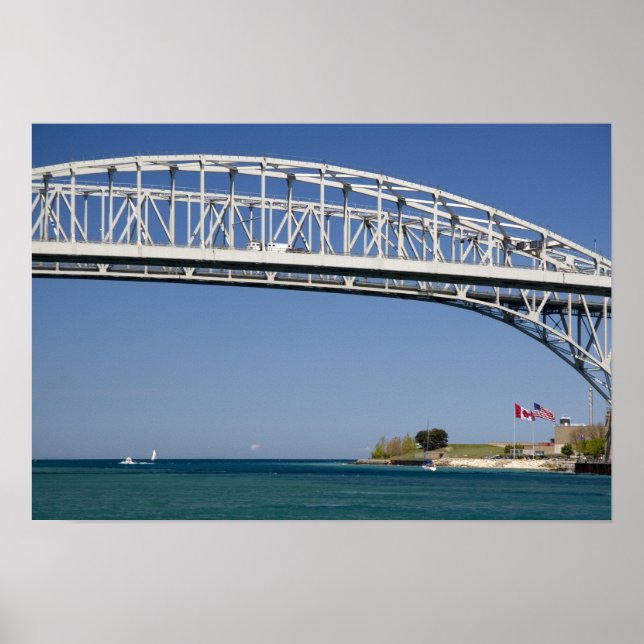 Poster A Ponte Blue Water é uma ponte de dupla travessia  (Frente)