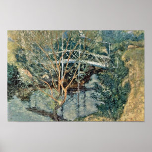 Pôster A ponte branca por Twachtman John Henry