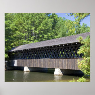 Poster A Ponte Cobierta Stone Mountain em Stone