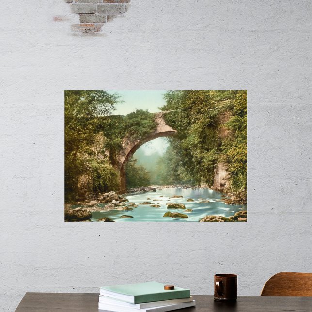 Pôster A Ponte De Dargle Na Irlanda (Criador carregado)