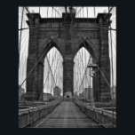 Poster A ponte do Brooklyn em Nova Iorque<br><div class="desc">A Ponte Brooklyn em Nova Iorque. | Weygan Randolph Mayes | ID do ativo: 98060604</div>