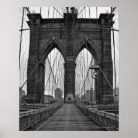 A ponte do Brooklyn em Nova Iorque