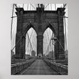 Poster A ponte do Brooklyn em Nova Iorque