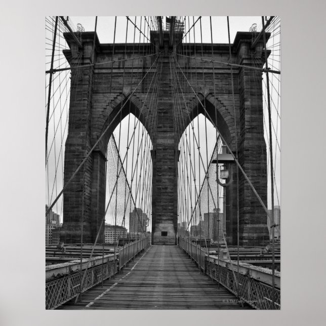 Poster A ponte do Brooklyn em Nova Iorque (Frente)