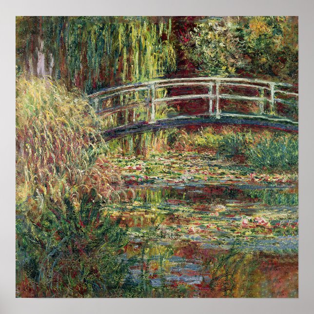 Poster A Ponte Japonesa Claude Monet (Frente)