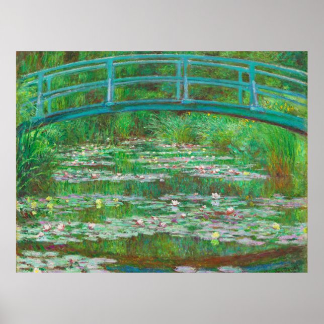Poster A Ponte Japonesa Claude Monet (Frente)
