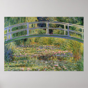 Pôster A ponte japonesa por Claude Monet