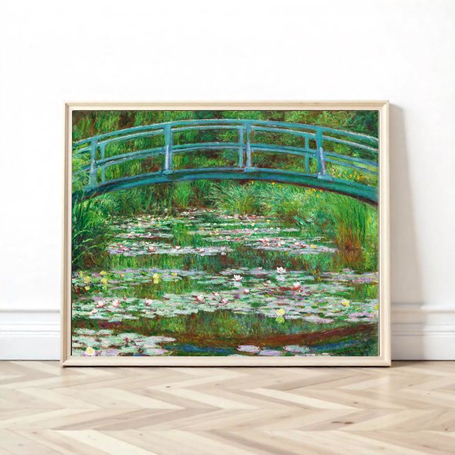 Poster A ponte japonesa por Claude Monet (Criador carregado)