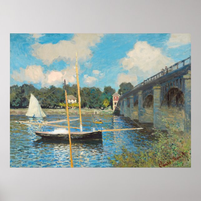 Poster A ponte na Argentina - Claude Monet Fine Art (Frente)