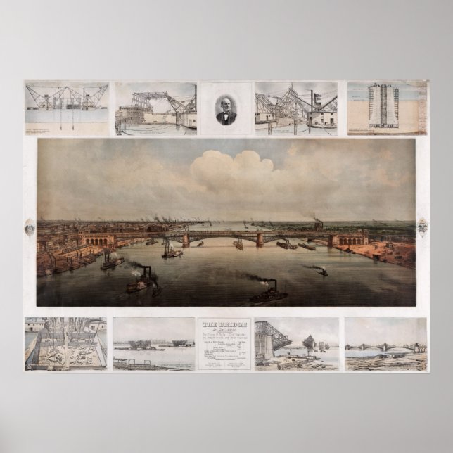 Pôster A ponte na Rua Louis Missouri (Frente)