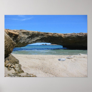 Pôster A ponte natural atrasada de Aruba