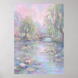 Poster A Ponte Pastel do Espírito Quieto Arte de Parede