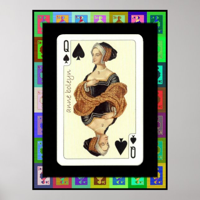 Pôster A Pop Art Anne Boleyn (Frente)