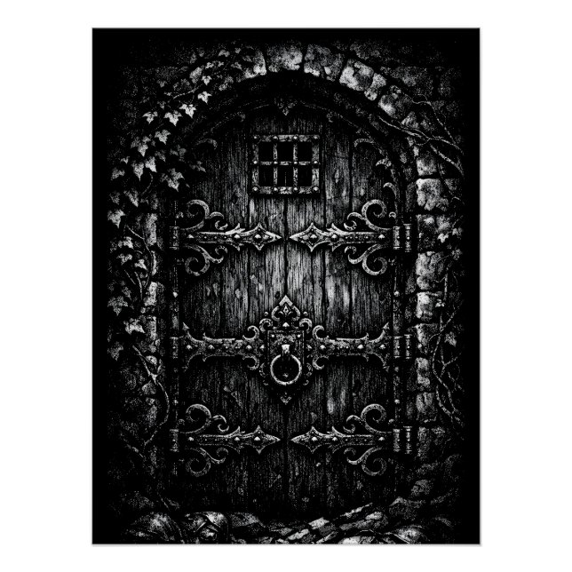 Pôster A Porta do Feiticeiro — por BurnsInHell (Frente)