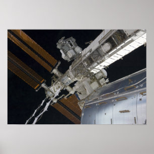 Poster A portion of the International Space Station 3