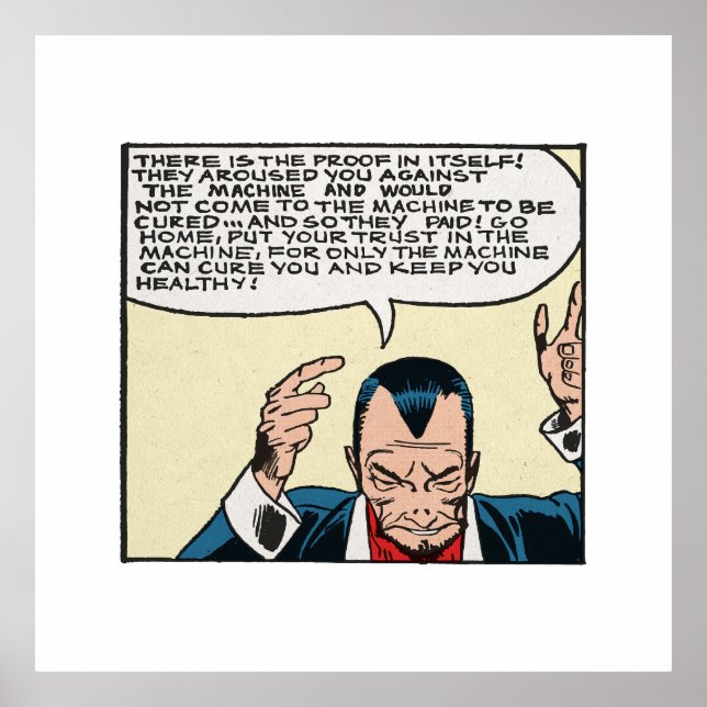 Poster A potência das Histórias em quadrinhos de espaço e (Frente)