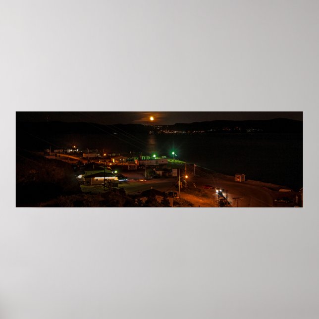 Pôster A praia à noite (Frente)