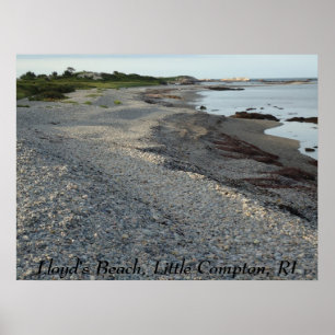 Poster A praia de Lloyd, Compton pequeno, RI