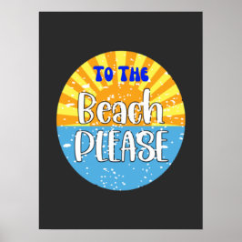 Poster À Praia, Por Favor