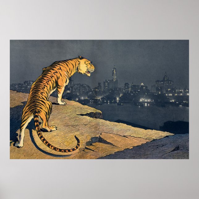 Poster A presa do Tigre por Samuel Ehrhart (Frente)