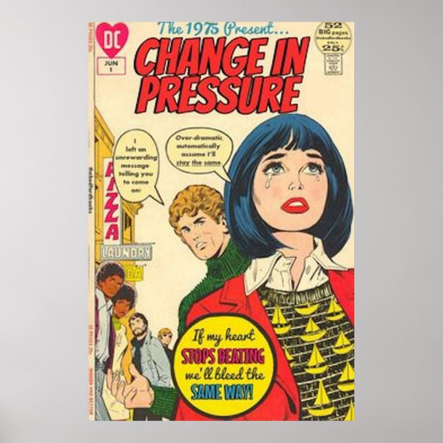 Poster A pressão de 1975 (Frente)