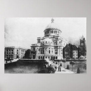 Pôster A Primeira Igreja do Cristo, Cientista em Boston