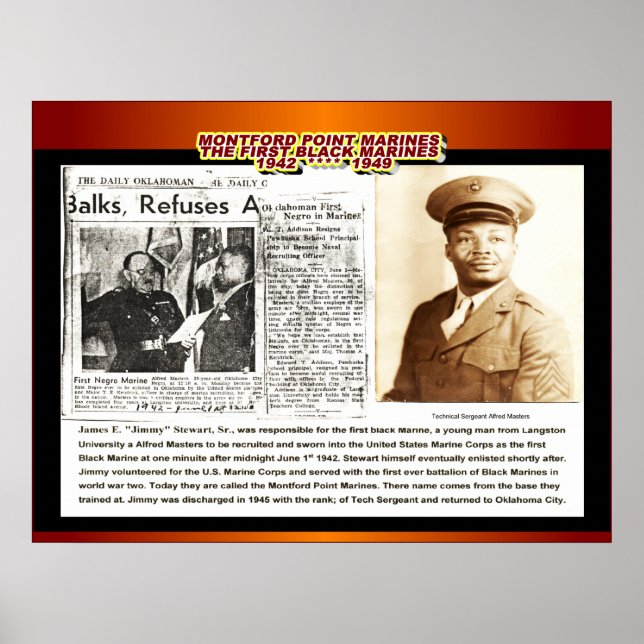 POSTER A PRIMEIRA MARINA NEGRA DE 1942 (Frente)