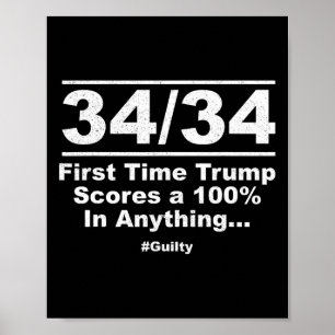Poster A Primeira Vez Que O Trump Pontua 100% A Nenhuma C