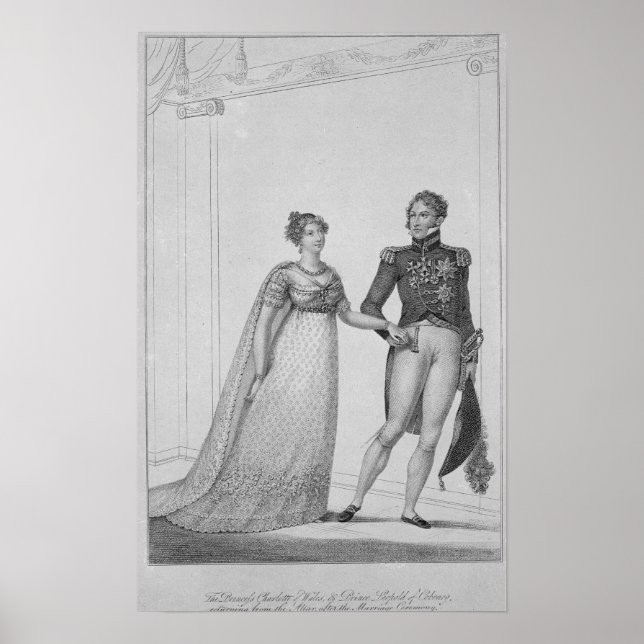 Pôster A princesa Charlotte of Wales e Prince (Frente)