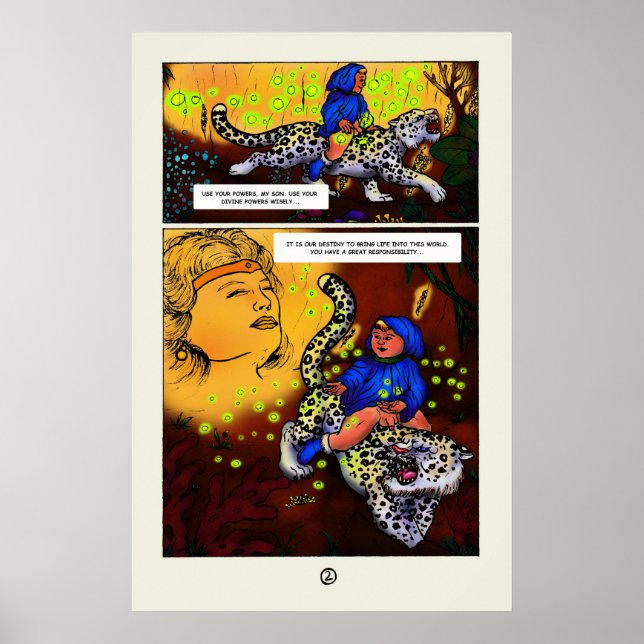 Poster A princesa da banda desenhada de curta-história da (Frente)