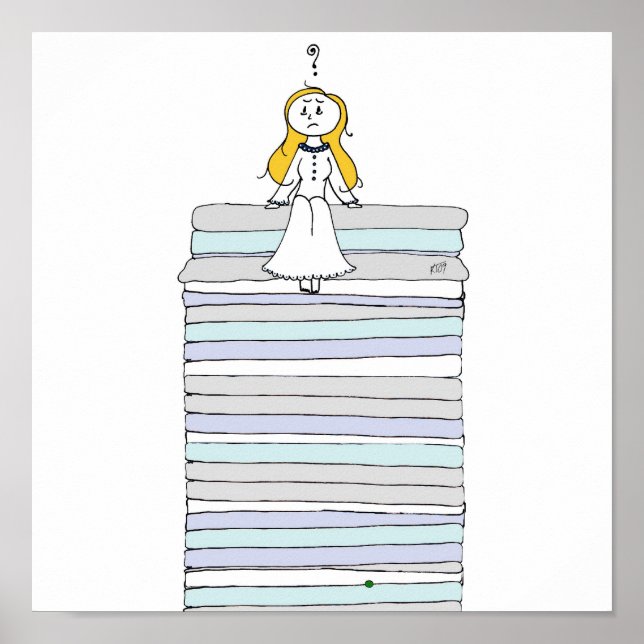 Poster A princesa e a ervilha (Frente)