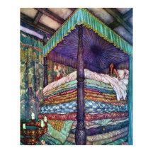 A princesa e a ervilha de Edmund Dulac