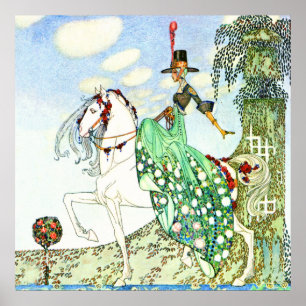 Pôster A Princesa Minotte de Kay Nielsen