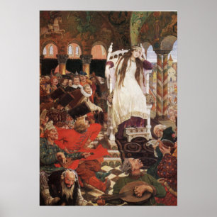 Poster A princesa Que Nunca Sorriso por Viktor Vasnetsov