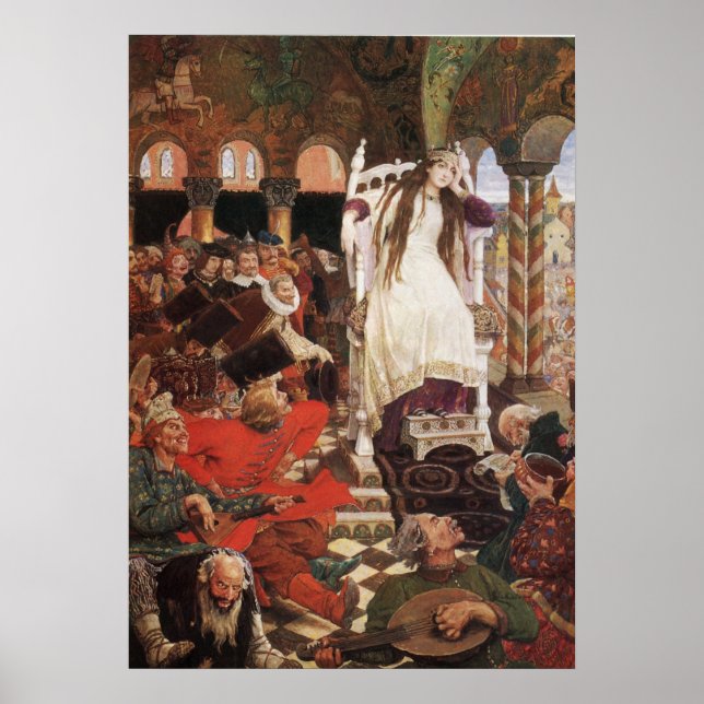 Poster A princesa que nunca sorriu de Viktor Vasnetsov (Frente)