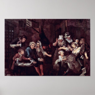 Pôster A prisão "por Hogarth William (a melhor qualidade