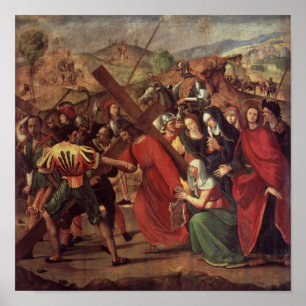 Pôster A procissão ao calvário, c.1505