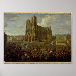 Poster A procissão do rei Louis XV