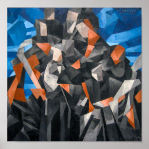 Poster A procissão, Sevilha   Francis Picabia  