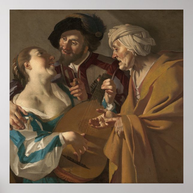 Poster A Procuradoria (1622) — Dirck van Baburen (Frente)