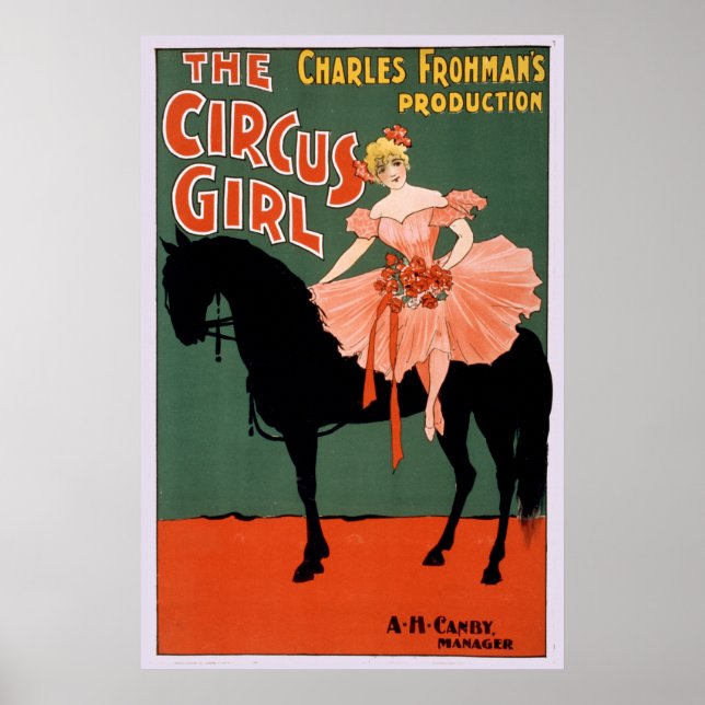 Poster A Produção de Charles Frohman, A Garota do Circo 3 (Frente)