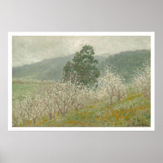 Poster A Prune Orchard, Saratoga, Califórnia (1170)