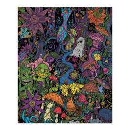 Pôster A psychedelic poster design