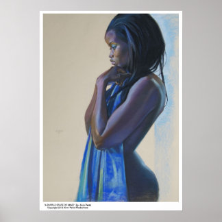 Poster "A PURPLE STATE OF MIND", Por: Alvin Pettit