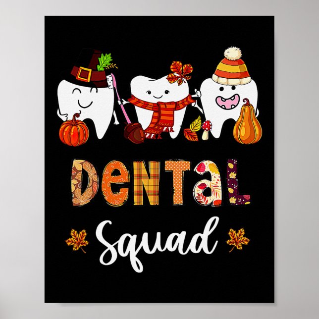 Poster A Queda Da Pumpkin Na Esquadra Dental Deixa Dentis (Frente)