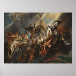 Poster A queda de Phaeton - Rubens Mythology Art Impressã