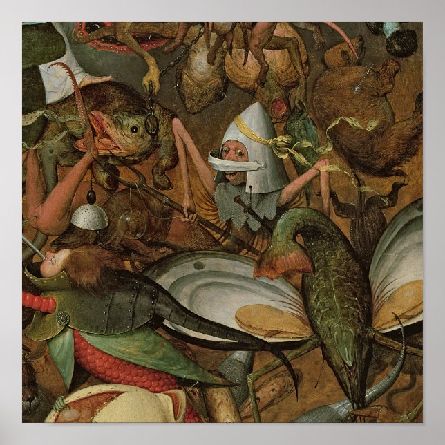 Poster A queda dos anjos rebeldes, 1562 (Frente)