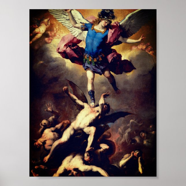 Poster A queda dos anjos rebeldes (Luca Giordano) (Frente)