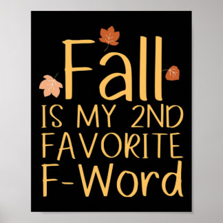 Poster A Queda É O Meu segundo Favorito De "F word Engraç